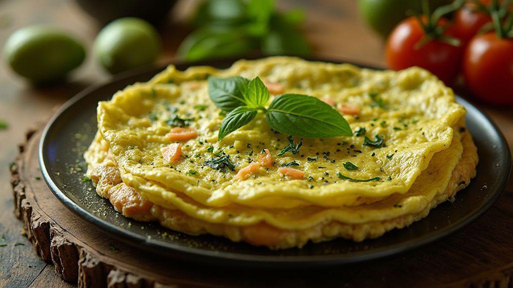 Benefícios nutritivos do Omelete Verde para você obter proteína e vitaminas Benefícios nutritivos do Omelete Verde para você obter proteína e vitaminas