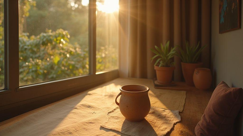 Luz, sombra e temperatura: condições reais para coentro em apartamento