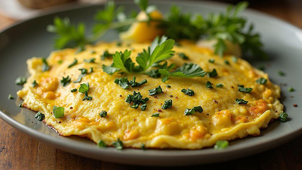 omelete-verde-com-cebolinha-e-salsinha-fresca-rapido-e-nutritivo