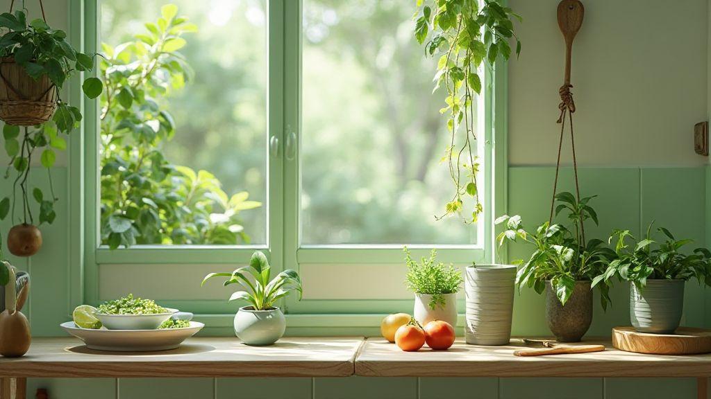 Planeje o espaço do seu cantinho verde na cozinha Planeje o espaço do seu cantinho verde na cozinha