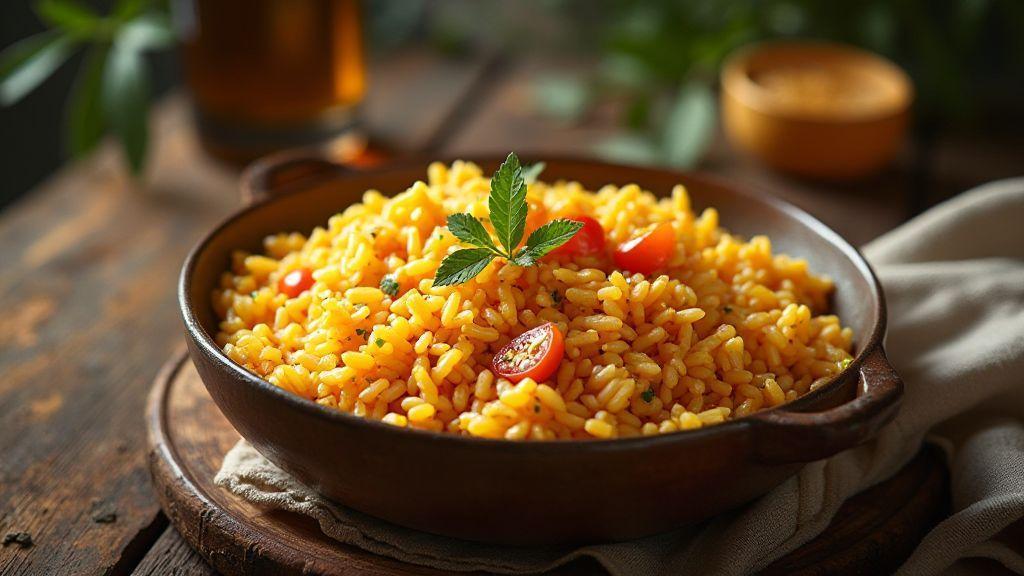 arroz-aromatico-com-tomilho-e-alho-dourado