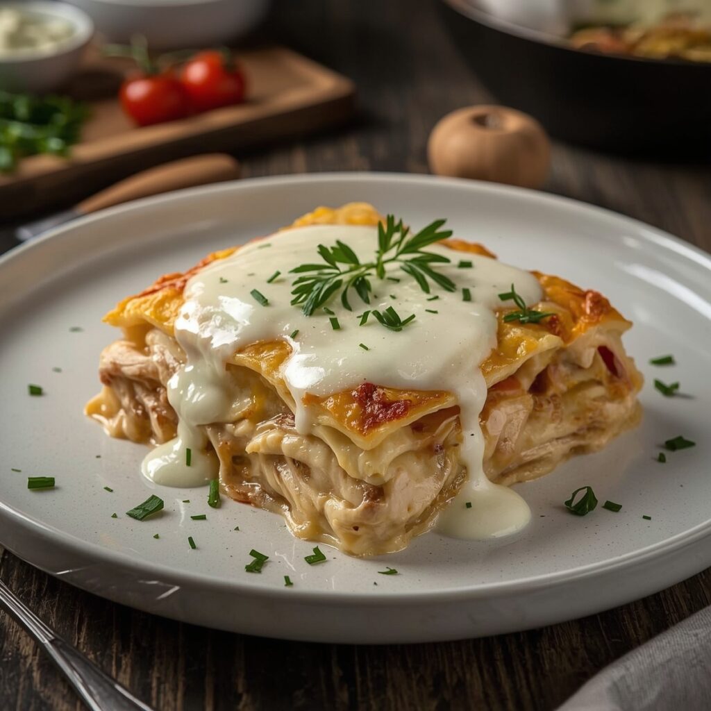 Lucid_Realism_Creamy_chicken_lasagna_fresh_out_of_the_oven_whi_3